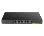 DLINK 28-PORT 10-GIGABIT SMART MANAGED POE SWITCH DGS-1250-28XMP
