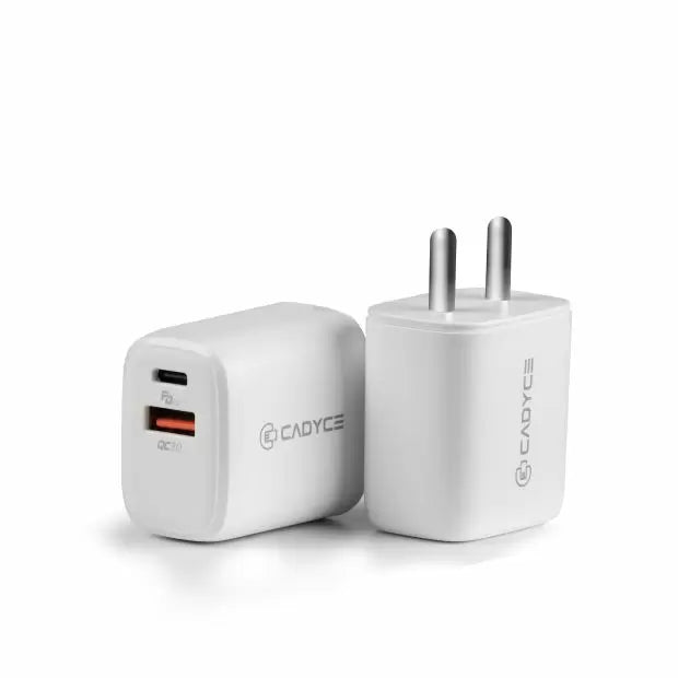 CADYCE 20W USB-C PD 3.0 & USB WALL CHARGER WITH QC3.0 CA-DUCWC