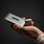 Side angle of CADYCE CA-DUHD4K showing compact USB‑C and HDMI connectors