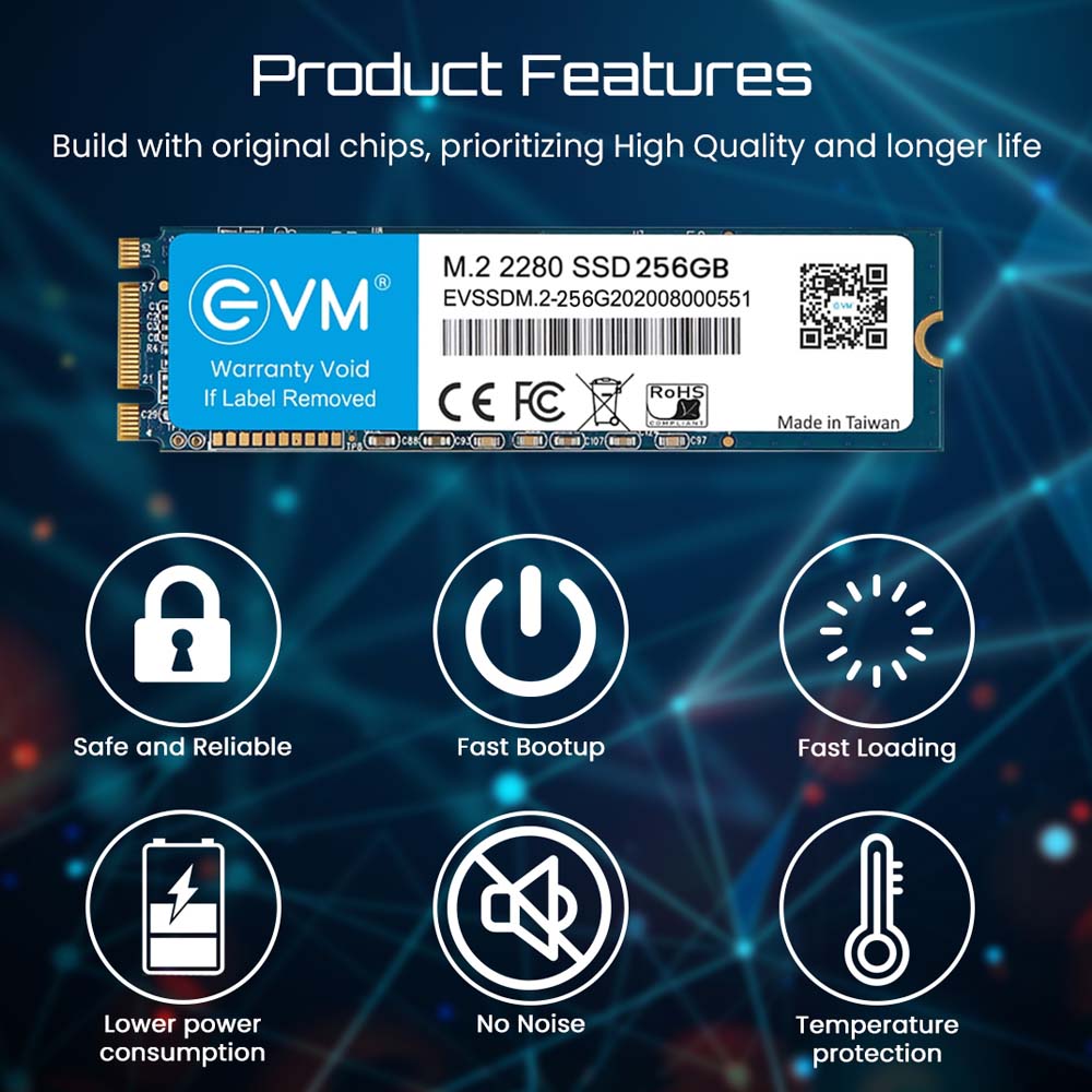 EVM 256GB M.2 SATA 3D NAND Internal SSD