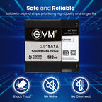 EVM 512GB 2.5-inch SATA 3D NAND Internal SSD