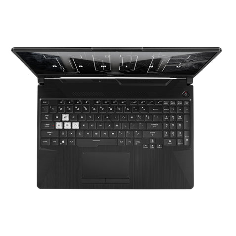 Black laptop on a white background