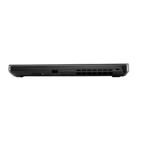 A long, narrow black rectangular board with small brass-colored metal studs at each end, shown horizontally against a plain white background.
