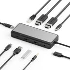 Fusion Pro DUO USB-C Dual HDMI Dock with Power Delivery