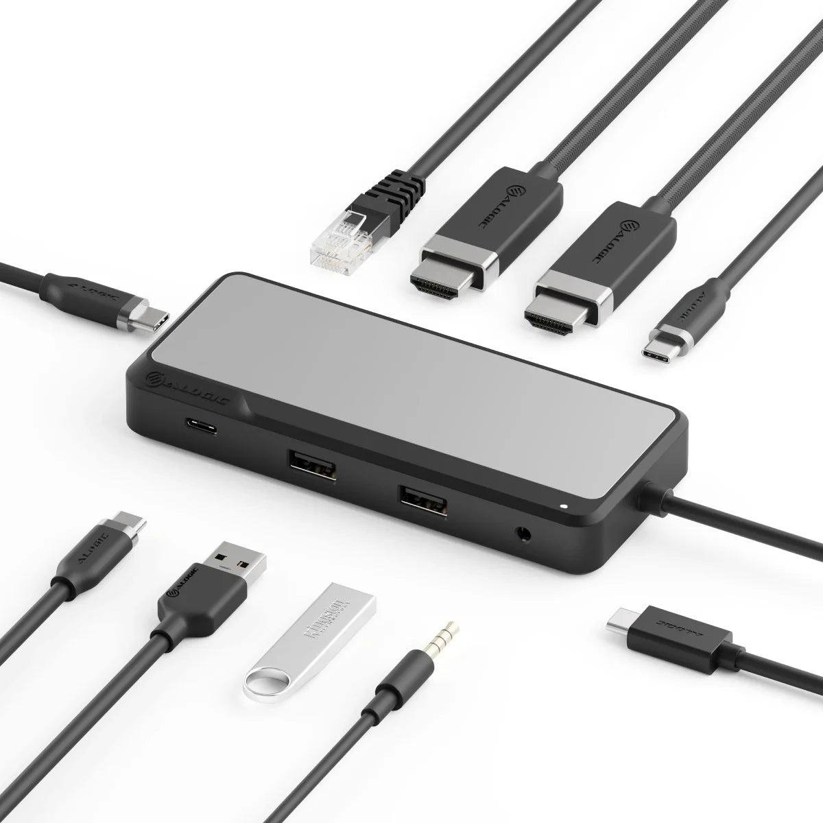 Fusion Pro DUO USB-C Dual HDMI Dock with Power Delivery