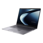 Laptop with a reflective screen on a white background