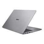 Silver ASUS laptop on a white background