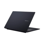 Silver laptop on a white background