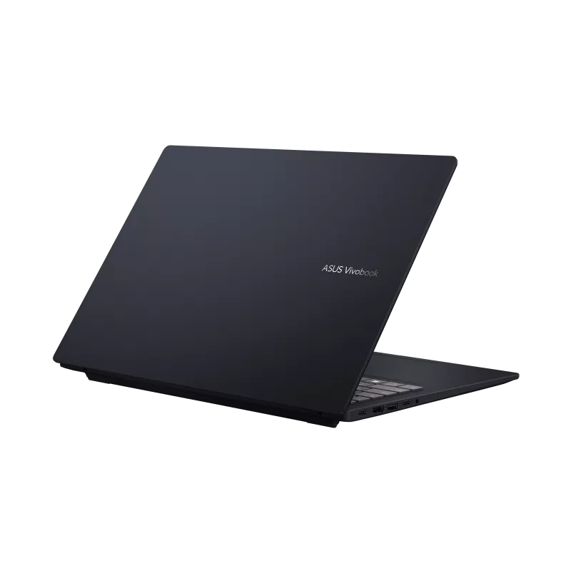 Silver laptop on a white background