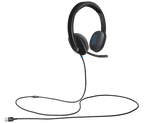 Logitech H540 USB Wired Computer Headset with Bi-directional Microphone - Black