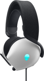 Dell Alienware AW520H RGB Wired Gaming Headset with Unidirectional Microphone - Lunar Light