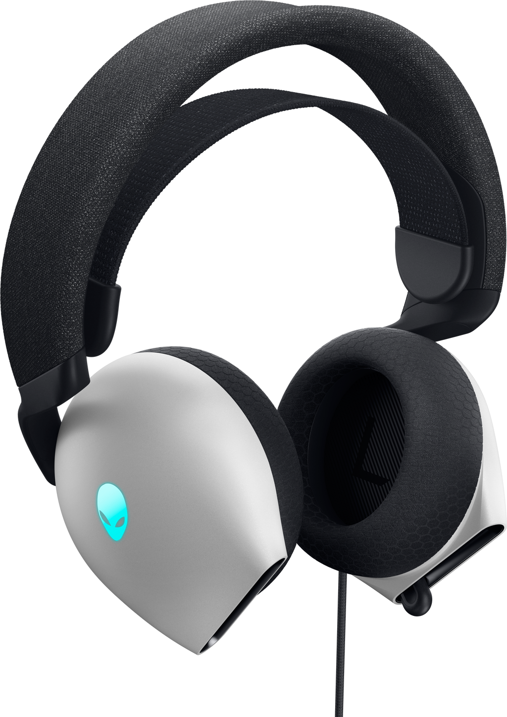 Dell Alienware AW520H RGB Wired Gaming Headset with Unidirectional Microphone - Lunar Light