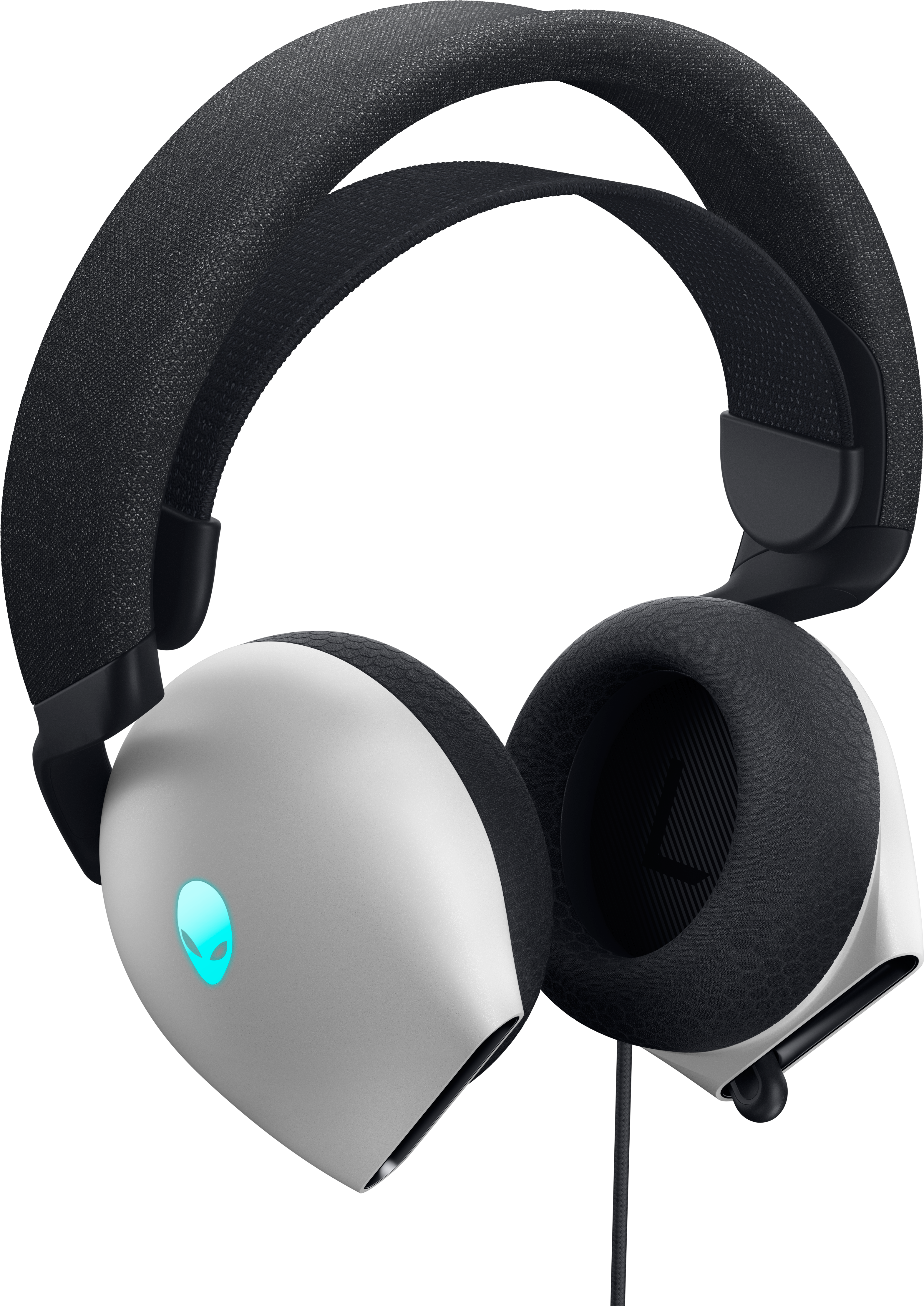 Dell Alienware AW520H RGB Wired Gaming Headset with Unidirectional Microphone - Lunar Light