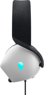 Dell Alienware AW520H RGB Wired Gaming Headset with Unidirectional Microphone - Lunar Light