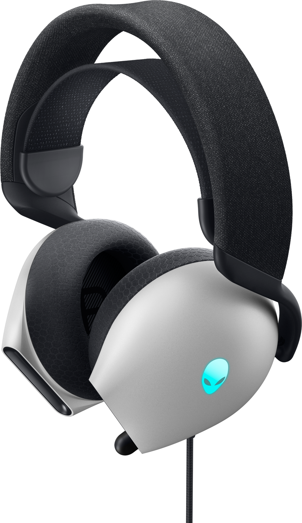 Dell Alienware AW520H RGB Wired Gaming Headset with Unidirectional Microphone - Lunar Light