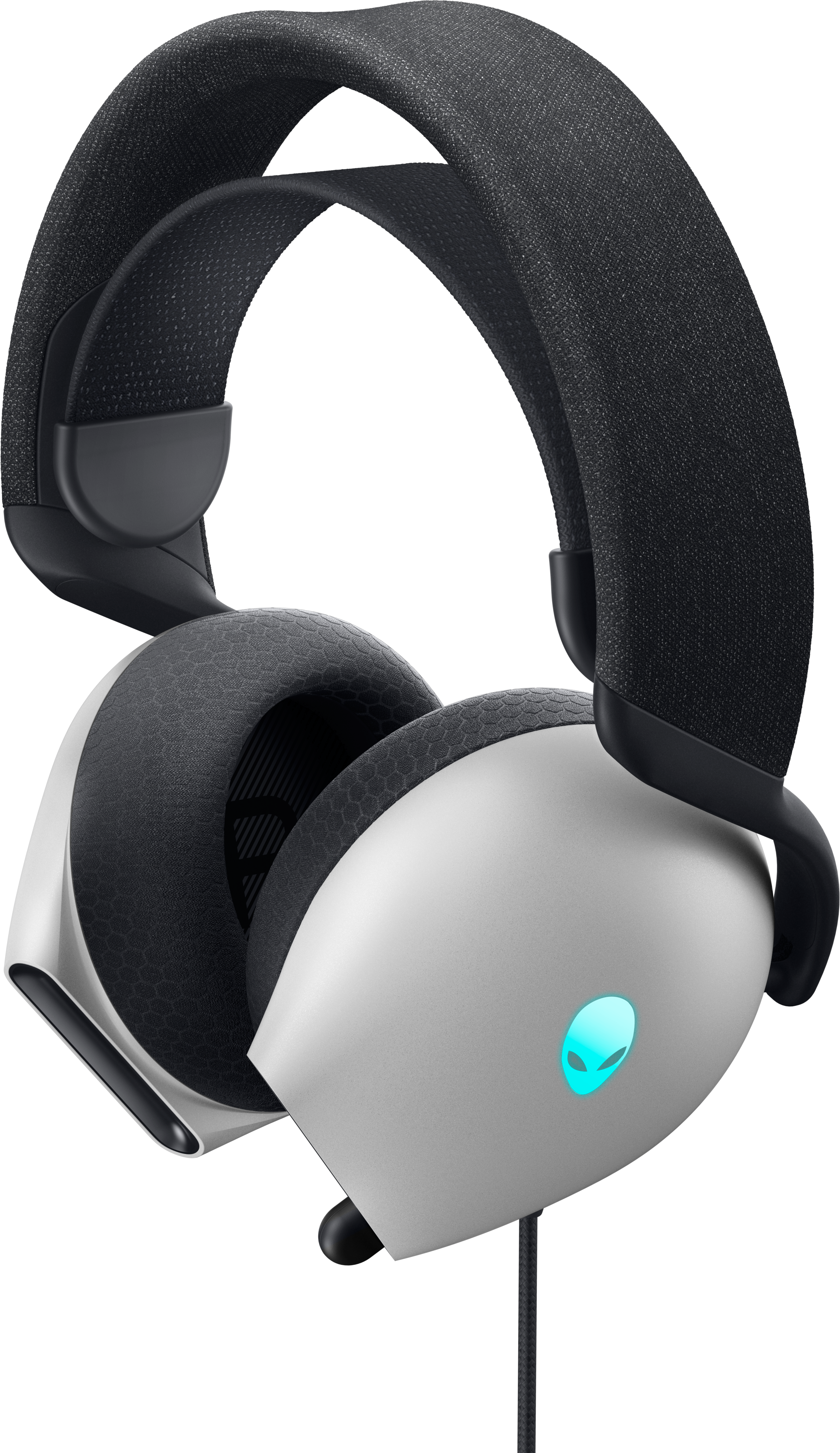 Dell Alienware AW520H RGB Wired Gaming Headset with Unidirectional Microphone - Lunar Light