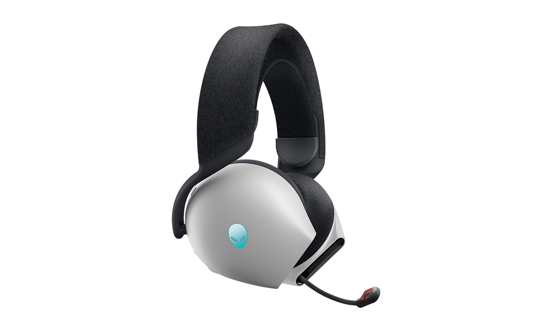 Dell Alienware AW720H RGB Dual-Mode Wireless Gaming Headset with Uni-directional Microphone - Lunar Light