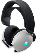 Dell Alienware AW720H RGB Dual-Mode Wireless Gaming Headset with Uni-directional Microphone - Lunar Light