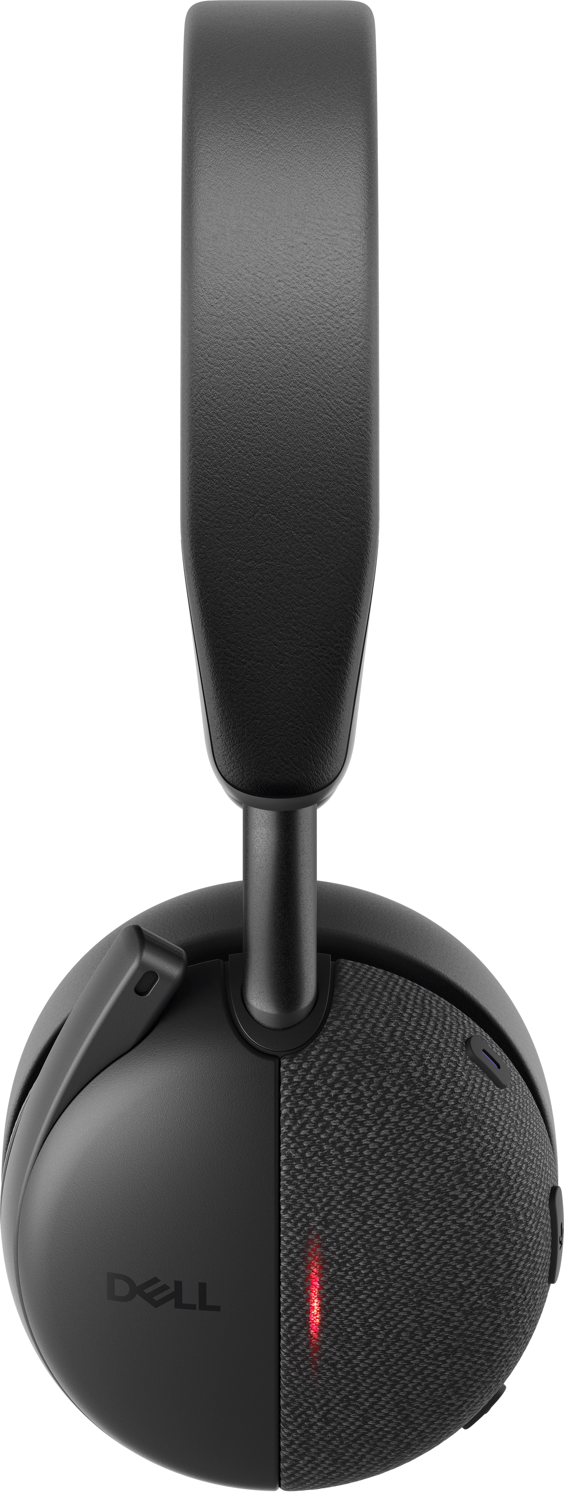 Dell WL5024 Pro Wireless Leatherette Headband Active Noise Cancellation Headset with Microphone - Black