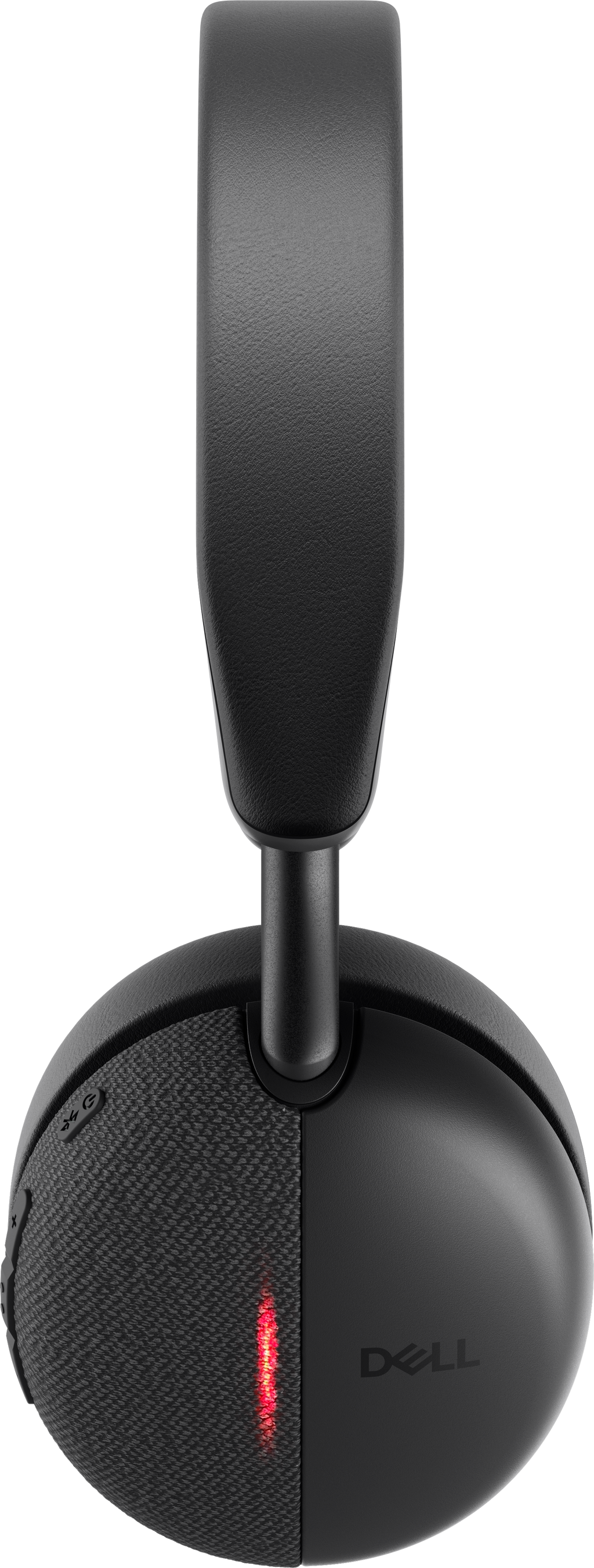 Dell WL5024 Pro Wireless Leatherette Headband Active Noise Cancellation Headset with Microphone - Black