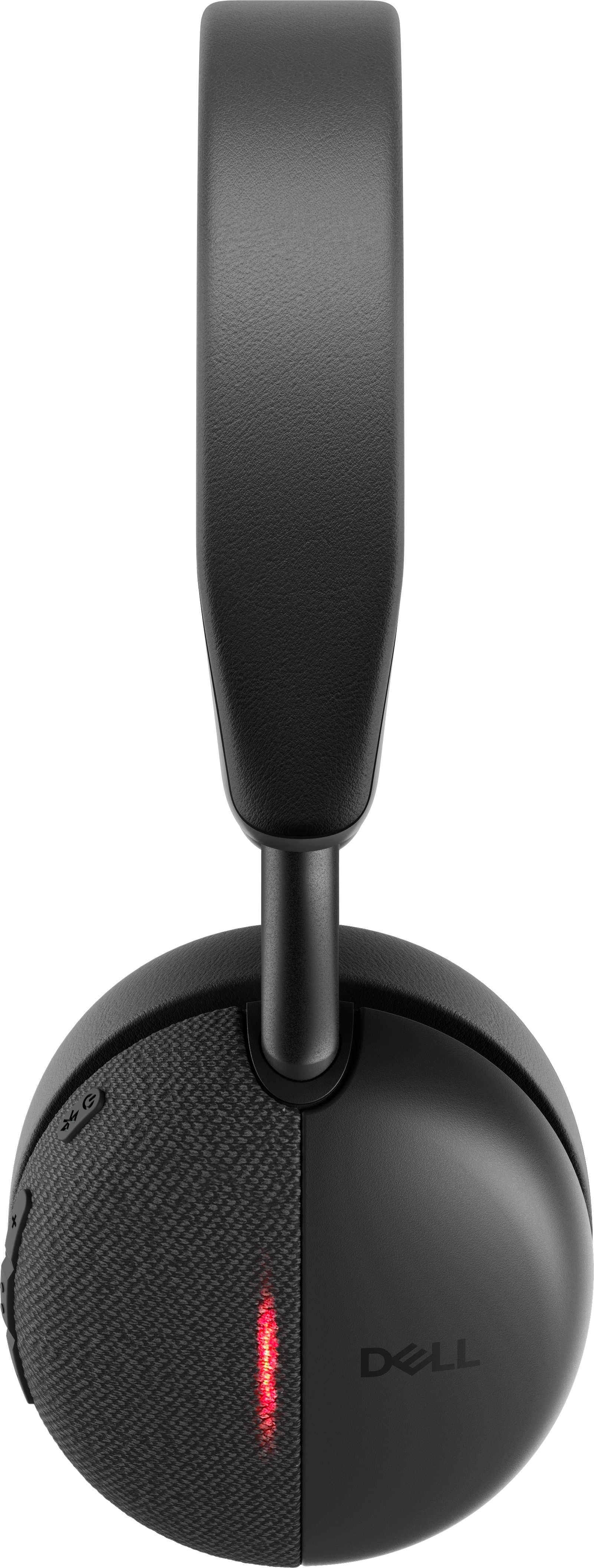 Dell WL5024 Pro Wireless Leatherette Headband Active Noise Cancellation Headset with Microphone - Black