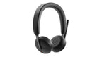 Dell WL3024 Wireless Leatherette Headband AI-Based Noise Cancellation Headset with Microphone - Black