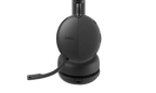 Dell WL5024 Pro Wireless Leatherette Headband Active Noise Cancellation Headset with Microphone - Black