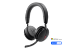 Dell WL5024 Pro Wireless Leatherette Headband Active Noise Cancellation Headset with Microphone - Black