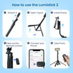 Lumistick 2 - Smart Selfie Stick