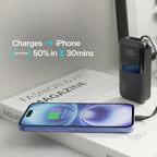 Mito Plus Mini 10000mAh Powerbank with Built-in Type-C Cable and 22.5W Fast Charging