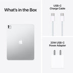 Apple iPad Pro (M5) 2025 (13 Inch | 33.02 cm | 512GB | Wi-Fi + Cellular | Standard Glass | Ultra Retina XDR Display | Silver) ME8C4HN/A