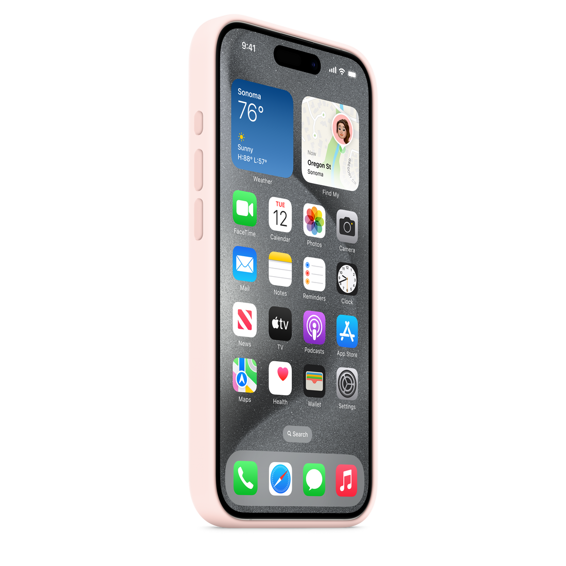 iPhone 15 Pro Silicone Case with MagSafe