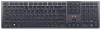 Dell KB900 Premier Collaboration 2.4GHz Wireless Bluetooth Multi Device Backlit Keyboard - Black