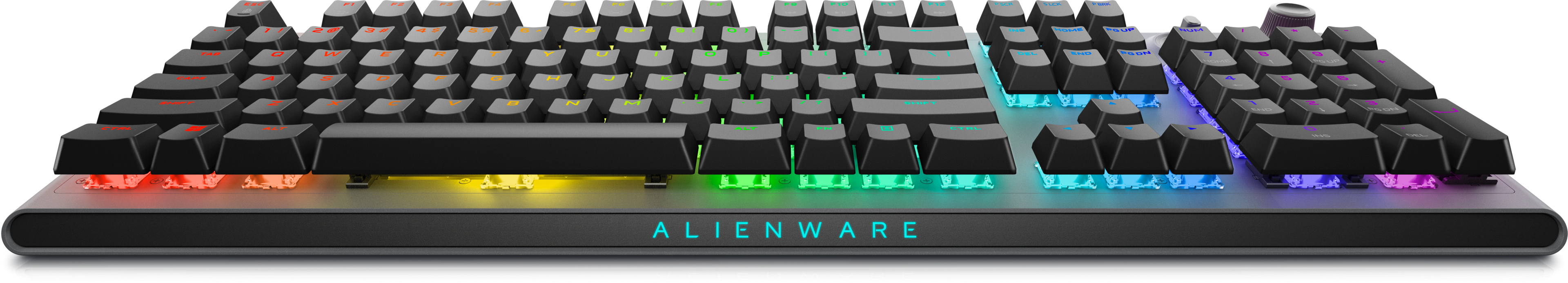 Dell Alienware AW920K Tri-Mode Bluetooth Wireless RGB Backlit Mechanical Gaming Keyboard - Dark Side of the Moon