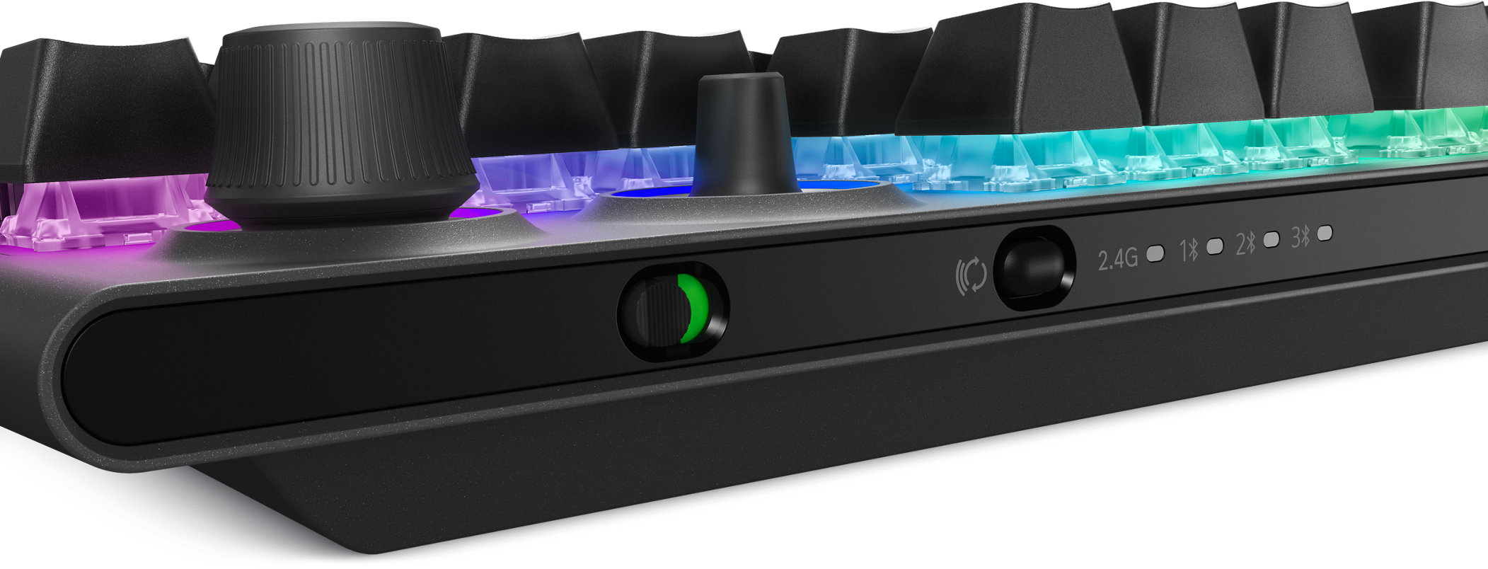 Dell Alienware AW920K Tri-Mode Bluetooth Wireless RGB Backlit Mechanical Gaming Keyboard - Dark Side of the Moon