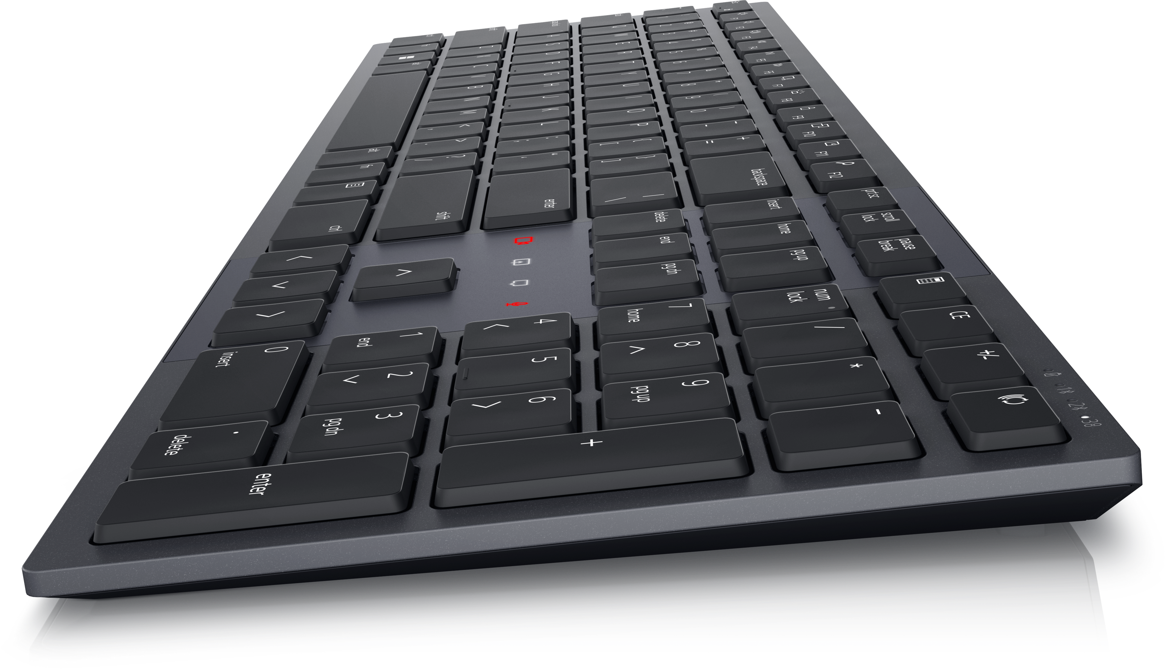 Dell KB900 Premier Collaboration 2.4GHz Wireless Bluetooth Multi Device Backlit Keyboard - Black