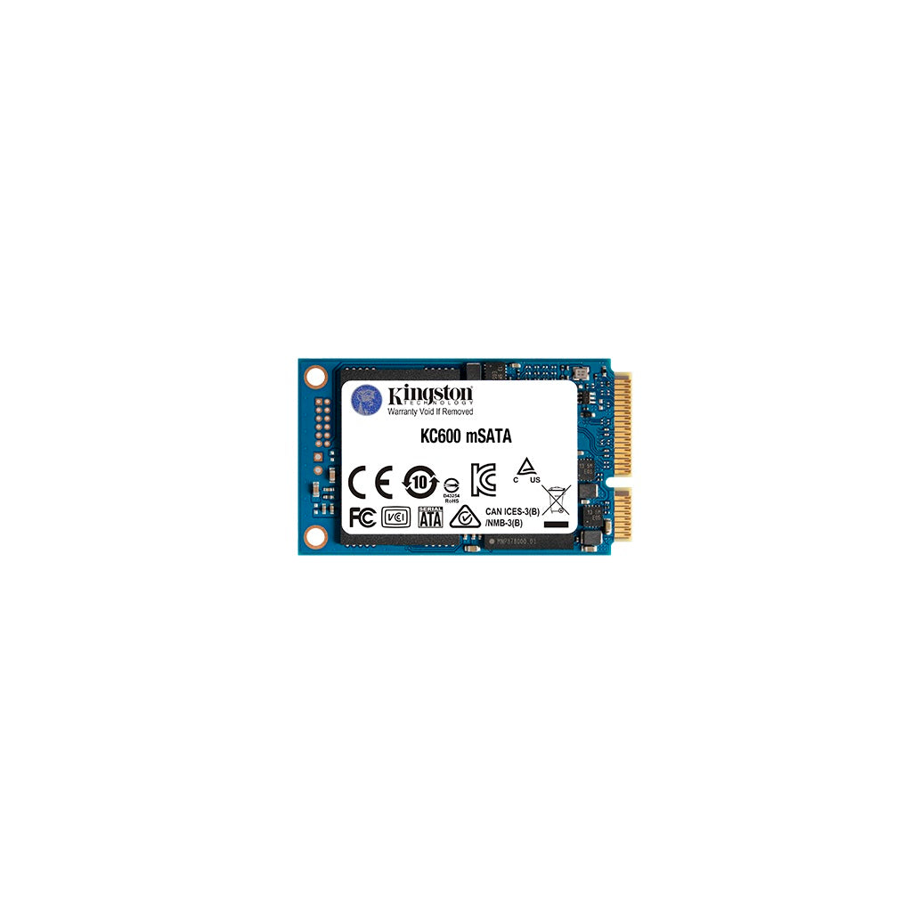 Kingston KC600 256GB mSATA 3D TLC NAND Internal Gaming SSD