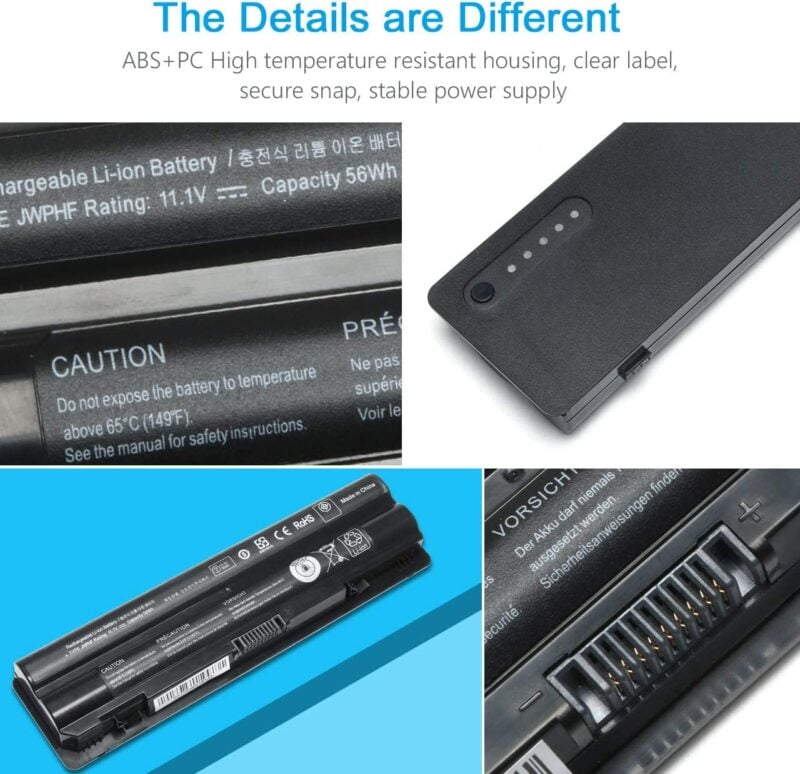 Dell Original 11.1V 56Wh 4840mAh 6 Cell Laptop Battery for XPS 14 & XPS 14 L401X