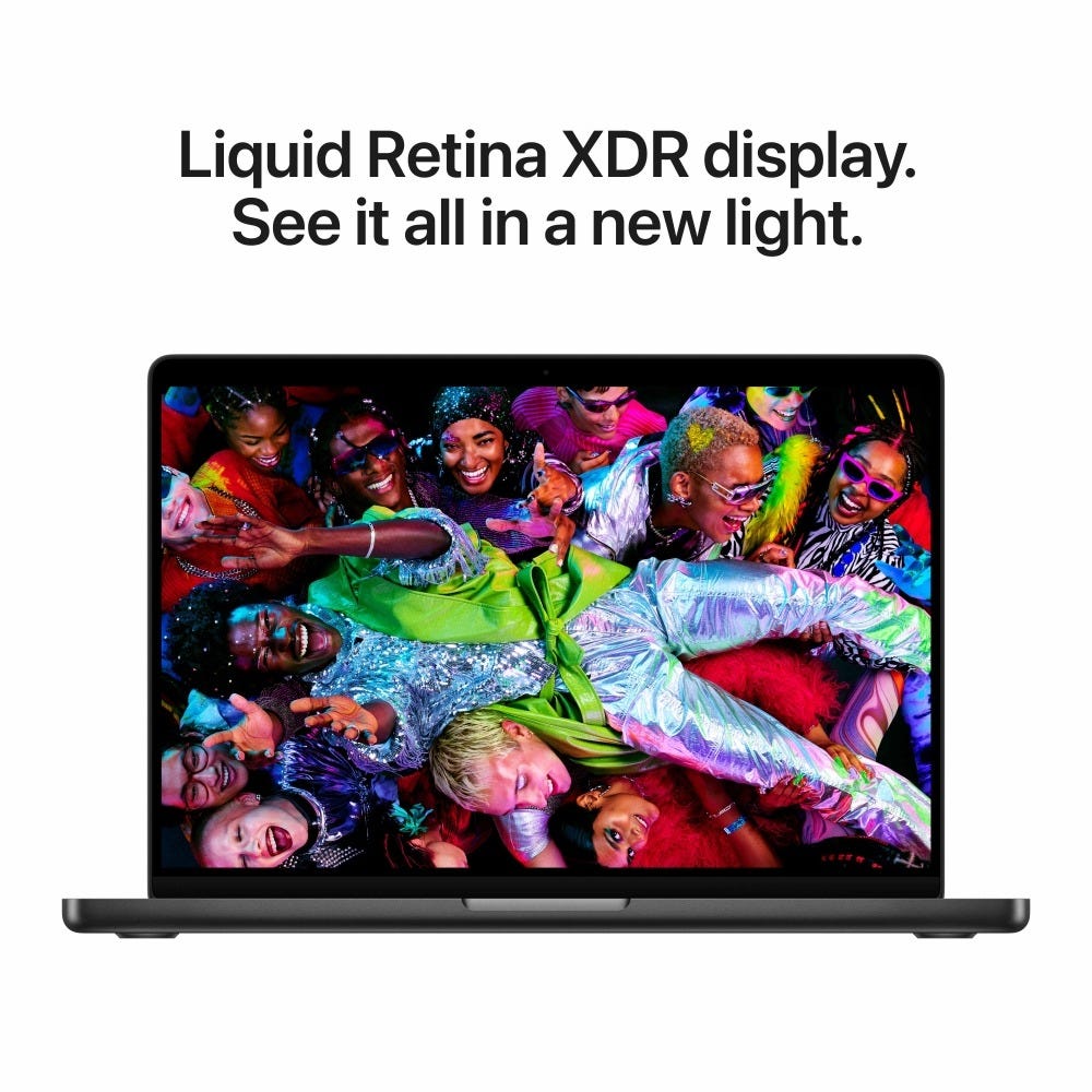 Apple MacBook Pro M5 Chip (16GB RAM/ 512GB SSD/ 14 inch (35.56 cm) Liquid Retina XDR Display/ 10-core CPU/ 10-core GPU/ macOS/ Space Black) MDE04HN/A