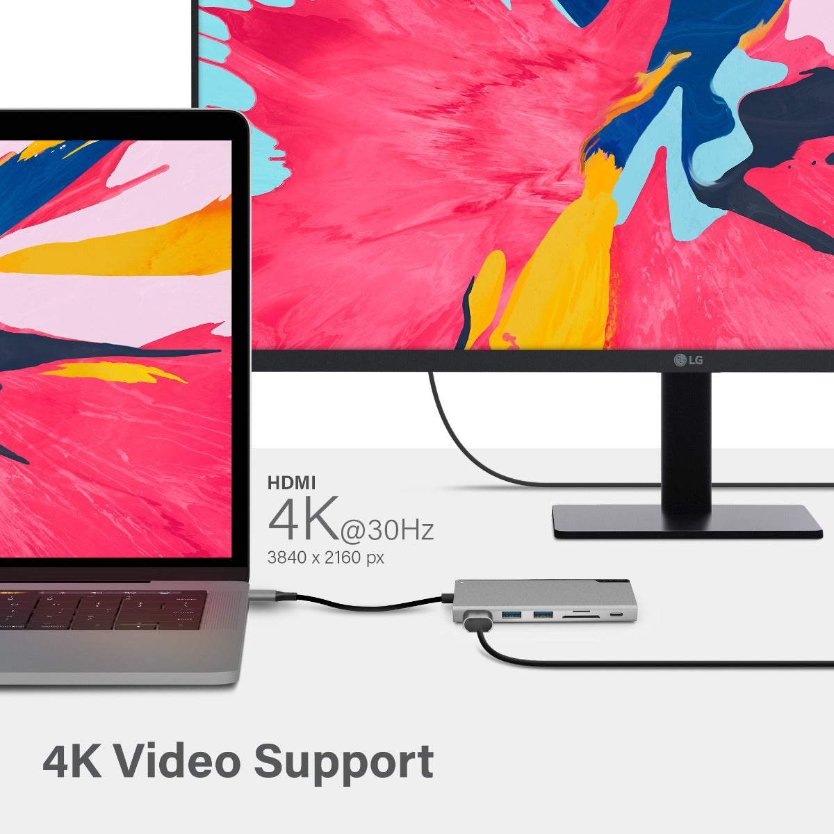 USB-C Dock UNI with Power Delivery - Ultra Series - Space Grey