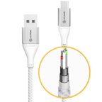 Super Ultra USB 2.0 USB-C to USB-C Cable - 5A/480Mbps - Silver - 1.5m