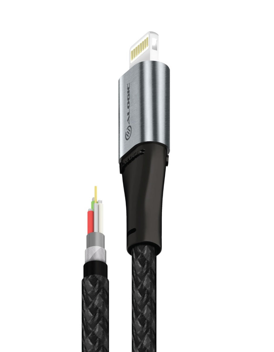 SUPER Ultra USB-A to Lightning Cable -Space Grey-1.5m