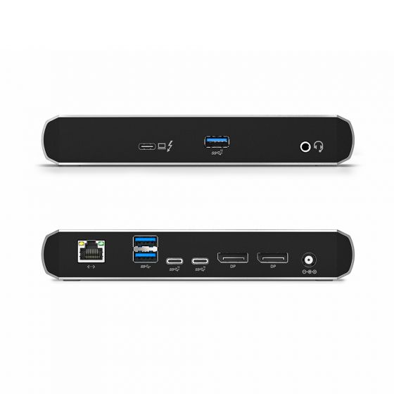 Thunderbolt 3.0 / USB-C TURBO Docking Station - Dual Display 4K@60Hz