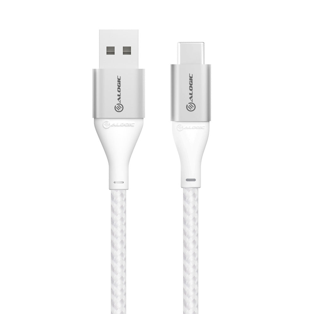 Super Ultra USB 2.0 USB-C to USB-C Cable - 5A/480Mbps - Silver - 1.5m