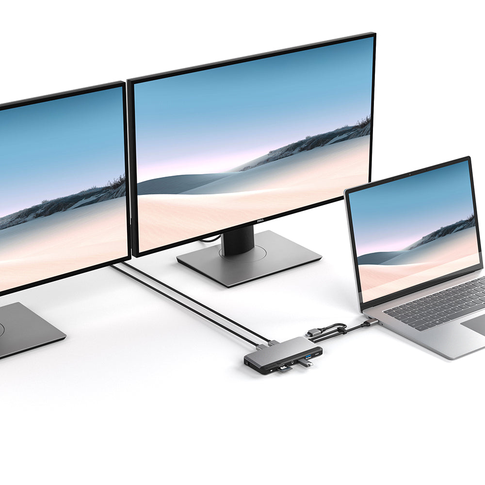USB-C Super Dock - 10-in-1 with Dual Display 4K 60Hz Support - SPACE GREY
