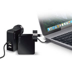 USB-C Laptop/Macbook Wall Charger 45W with Power Delivery & USB-A Charging Ports Ð Travel Edition with AU, EU, UK, US Plugs