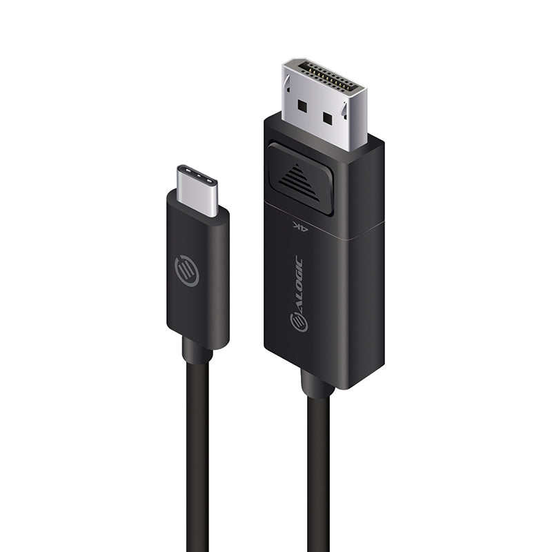 USB-C to DisplayPort Cable with 4K Support - Male to Male - 2m - Retail