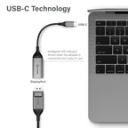 Ultra 15cm USB-C (Male) to DisplayPort (Female) Adapter - 4K 60Hz