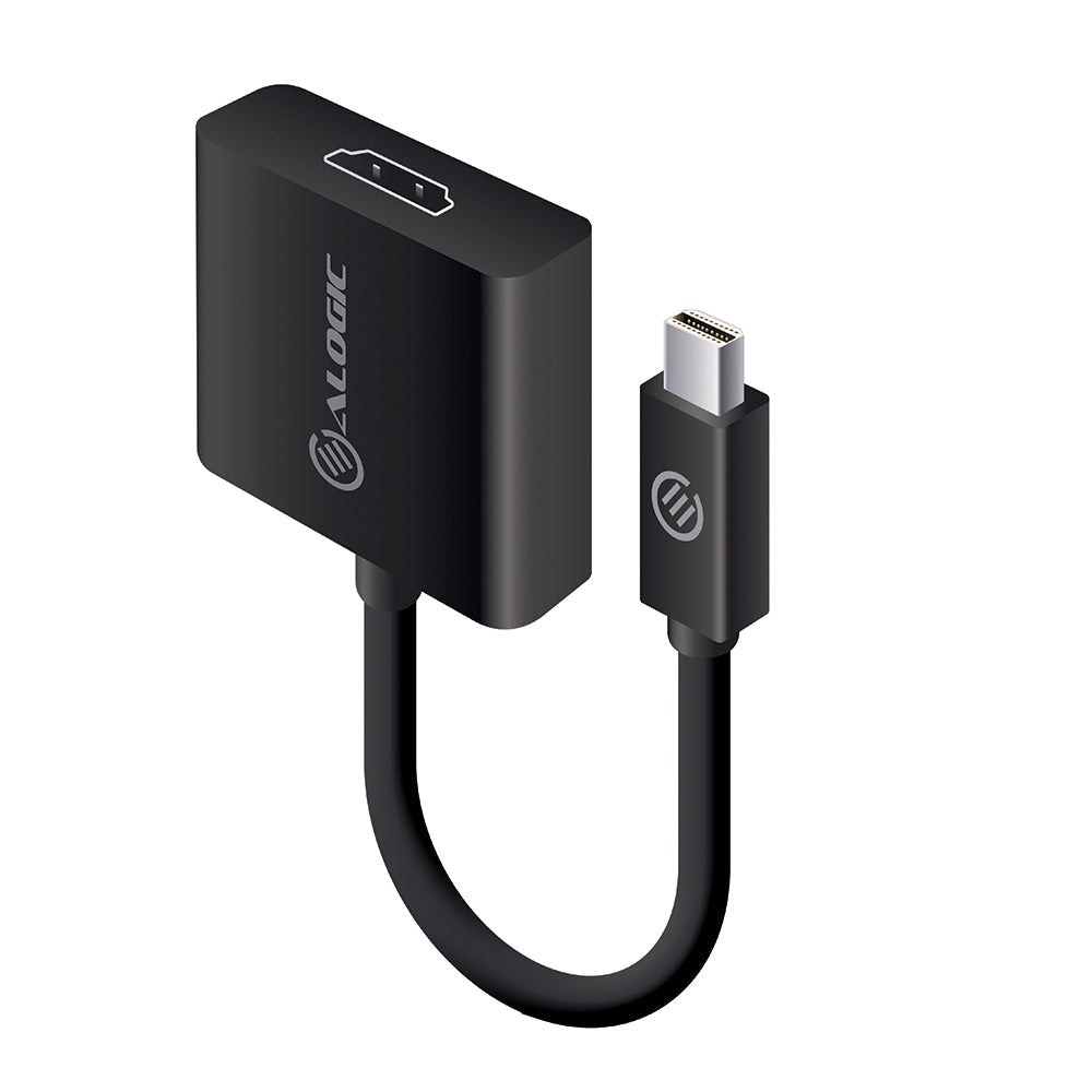 20cm Mini DisplayPort 1.2 to HDMI Adapter-Male to Female -Supports 4K@60Hz - Active