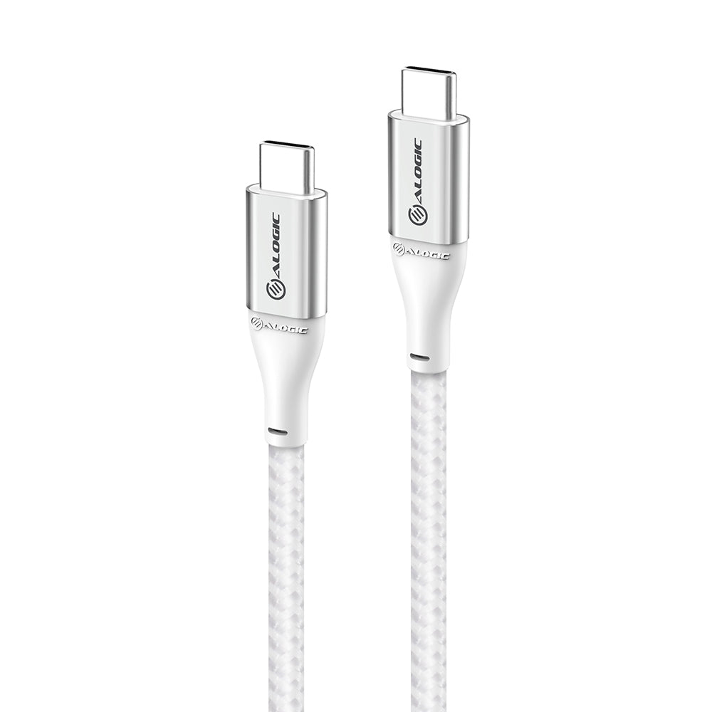 Super Ultra USB 2.0 USB-C to USB-C Cable - 5A/480Mbps - Silver - 1.5m